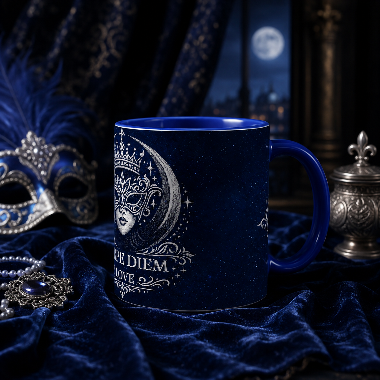 CARPE DIEM LOVE— Music Film Mug — Blue Edition