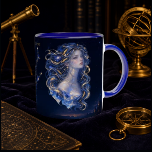 TASSE SIGNE ASTRO VIERGE PERSONNALISÉE – Cadeau d'Anniversaire Céleste