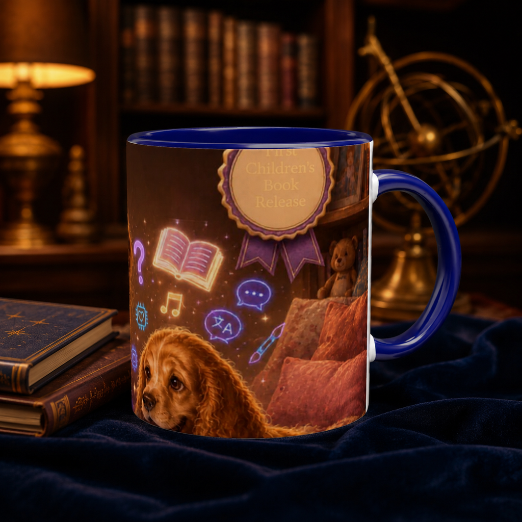 LIA & CAESAR DISCOVER AI — Accent Ceramic Mug