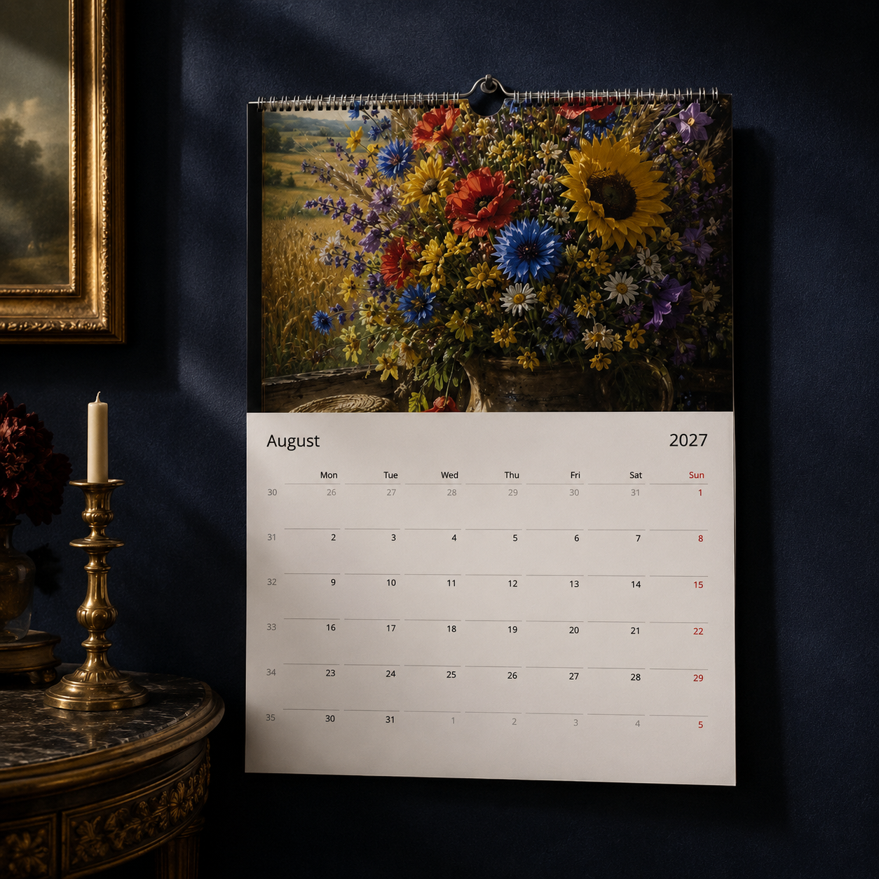 DUTCH MASTERS — Floral Art Calendar 2027