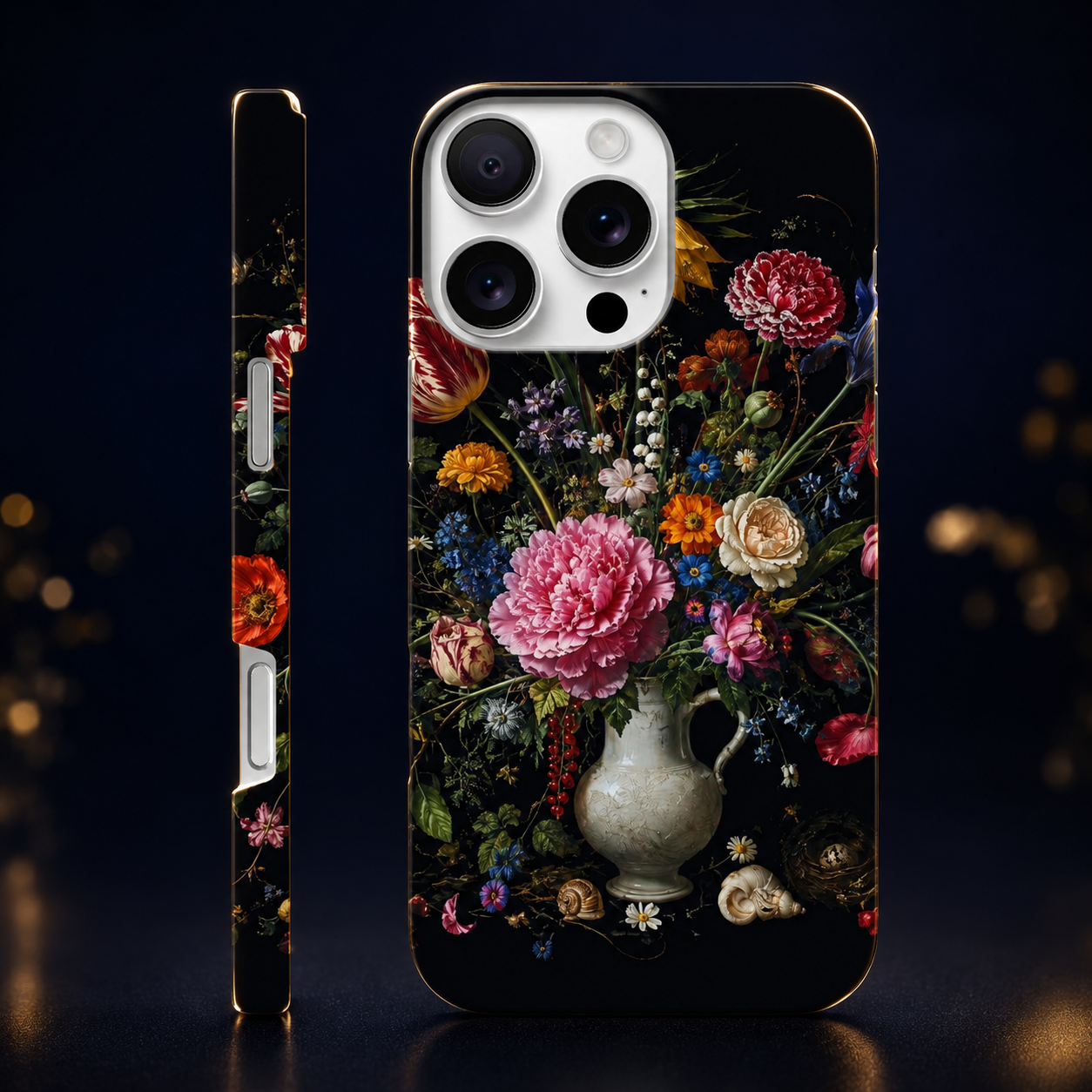 DUTCH MASTERS — Floral Art "Midnight Garden" iPhone Case