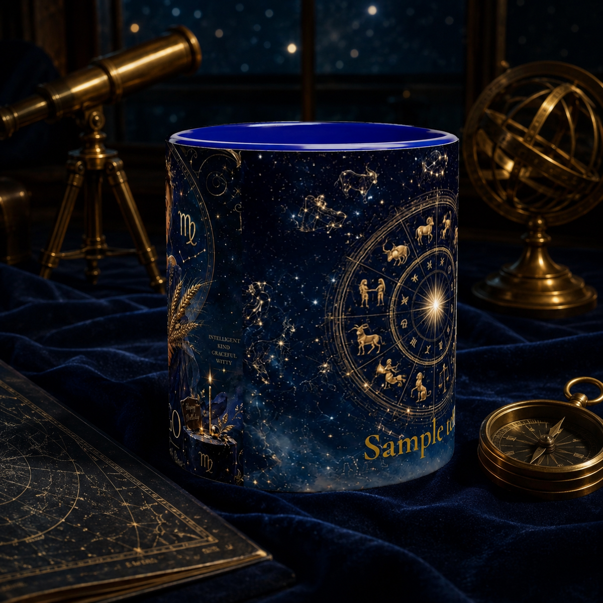 PERSONALISIERTE JUNGfrau ZODIAK TASSE – Himmlisches Geburtstagsgeschenk