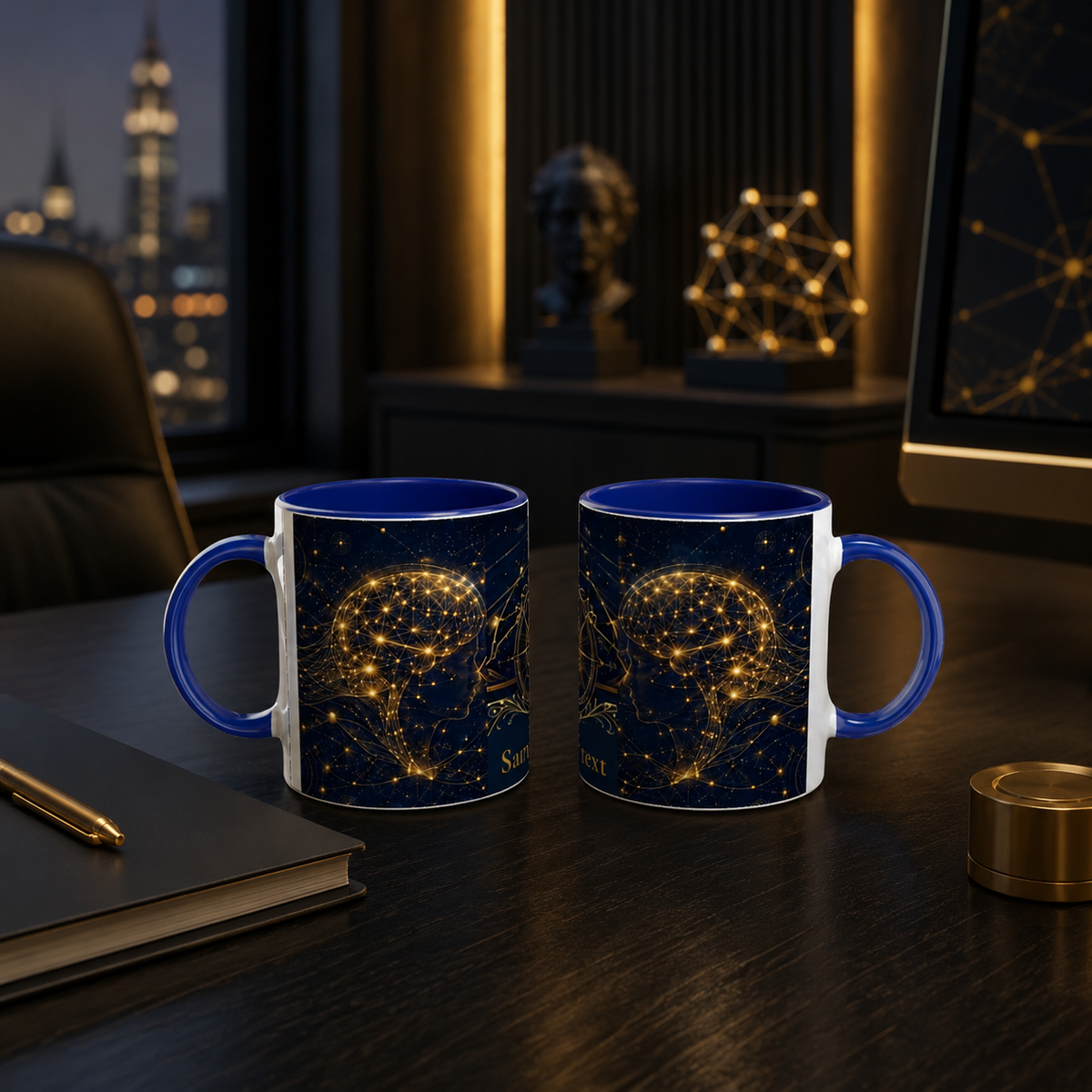 PERSONALISIERTE GOLDENE NEURO TASSE – Creator Collection