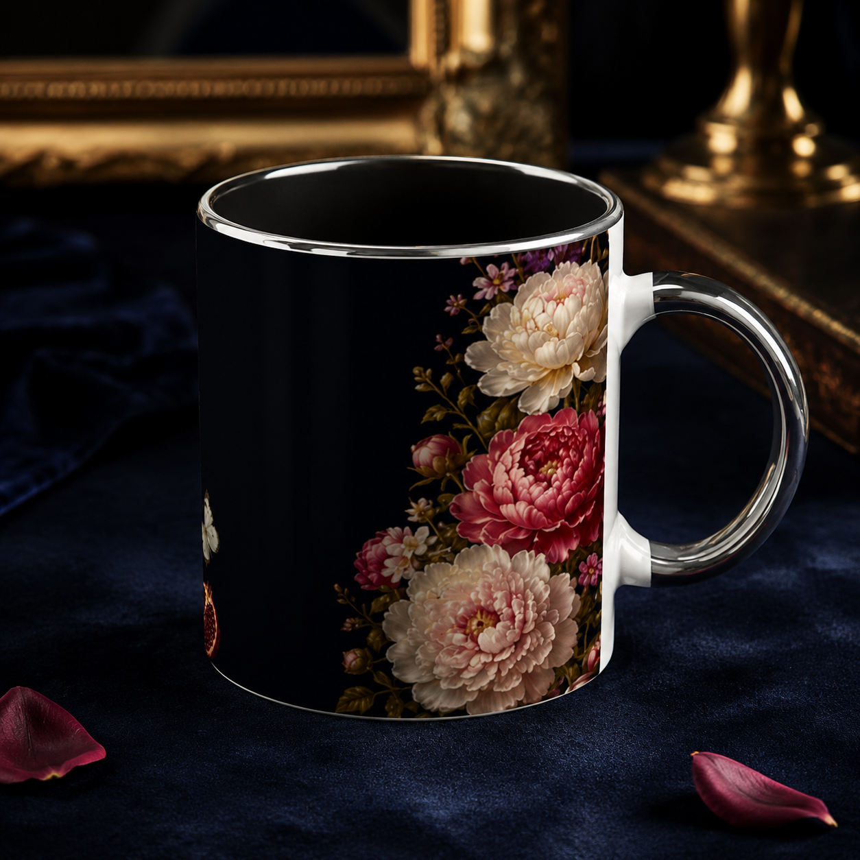 DUTCH MASTERS — Floral "Pomegranate"Mug