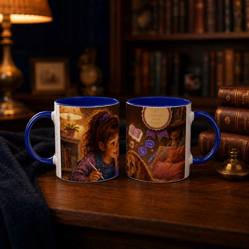 LIA & CAESAR DISCOVER AI — Accent Ceramic Mug