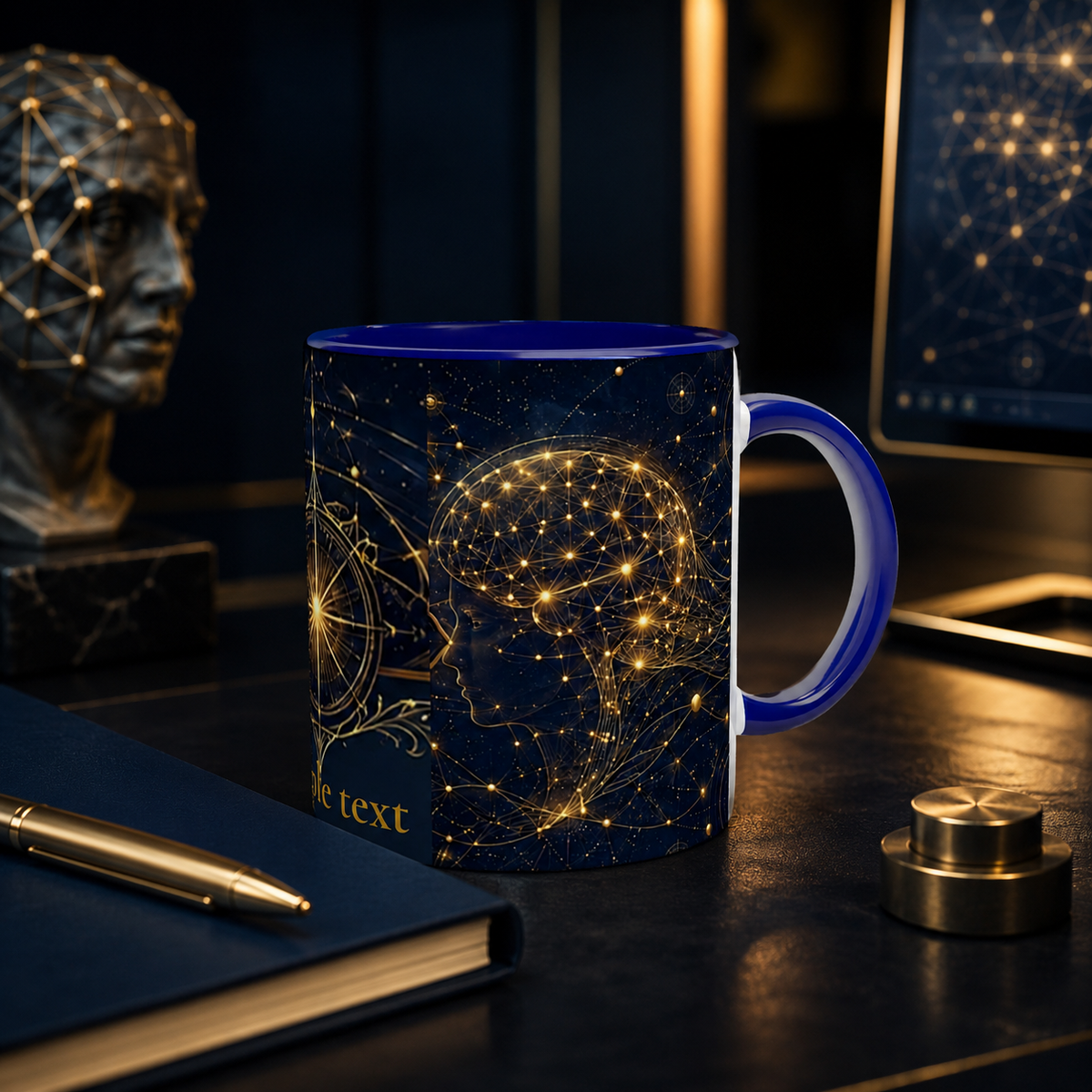 PERSONALISIERTE GOLDENE NEURO TASSE – Creator Collection