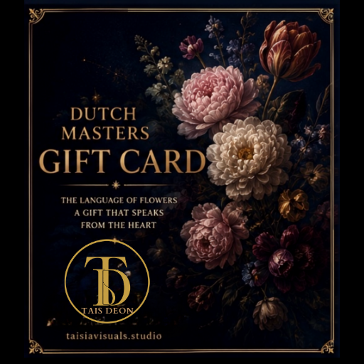 DUTCH MASTERS — GIFT CARD "The Gift of Flowers"