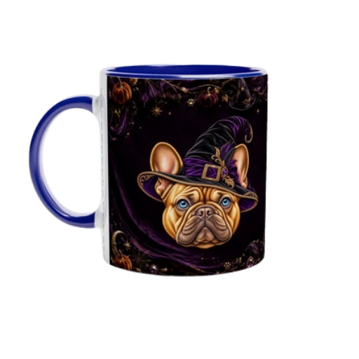 PERSONALIZED Fawn French Bulldog Halloween Mug | Four Paws Holiday Collection