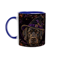PERSONALIZE Your Halloween Labrador Retriever Blue Ceramic Mug