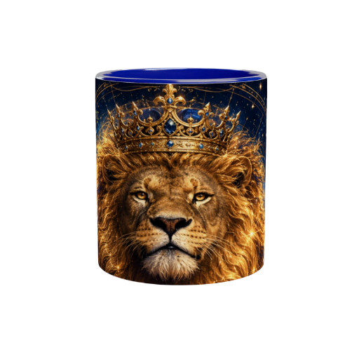 PERSONALISIERTE LÖWE-STERNZEICHEN-TASSE – Königliches Himmelslöwen-Geschenk