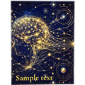 PERSONALISIERTES GOLDENES NEURO POSTER — Rechtes Panel — Creator Kollektion